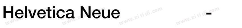 Helvetica Neue极简工业无字体转换 Helvetica Neue极简工业无字体转换